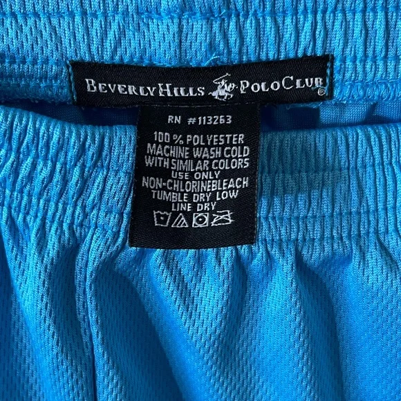 Boy Beverly Hills Polo Club Matching Set Navy and Light Blue Tee - Picture 7 of 7